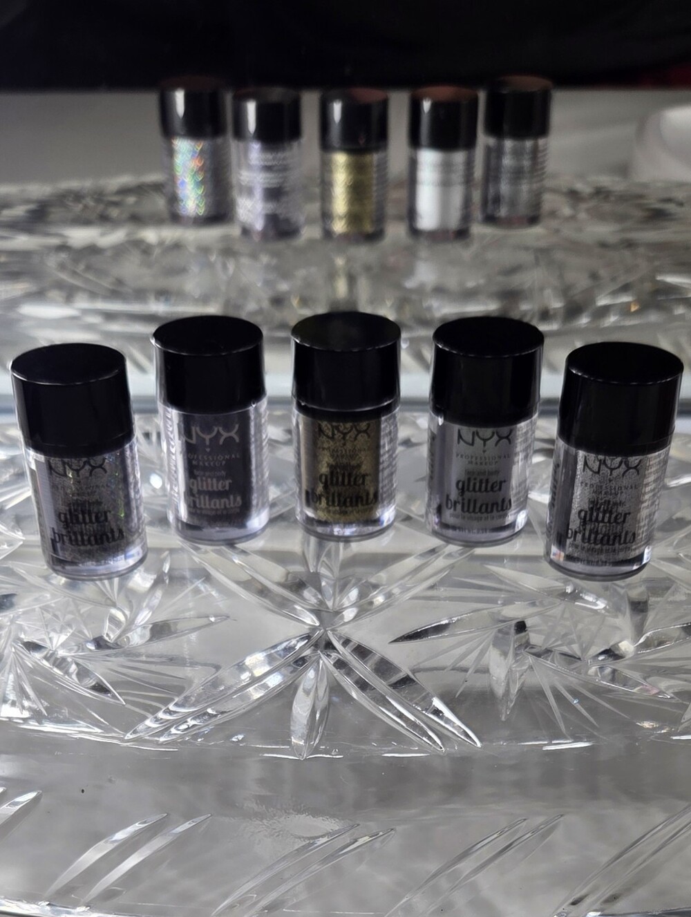 NYX Professional Makeup Face & Body Glitter Brilliants Lot of 5